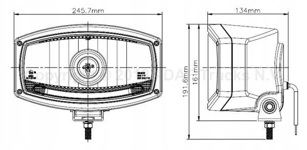 1529661 - ГАЛОГЕННАЯ ДАЛЕКО ИДУЩАЯ СИНЯЯ ХРОМИРОВАННАЯ СВЕТОДИОДНАЯ ПОЗИЦИЯ