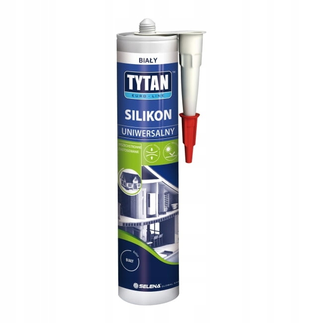 

Silikon Uniwersalny Biały Tytan Euro-line