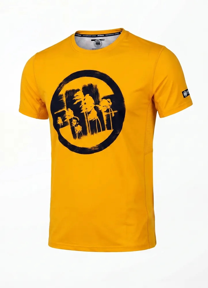 Męski t-shirt techniczny Pitbull koszulka treningowa sport Mesh Logo Palms