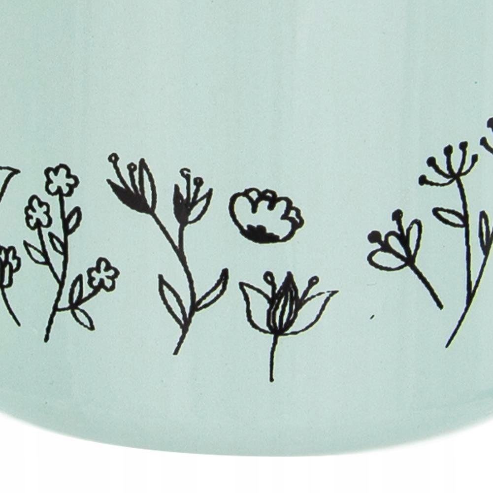 Kubek garnuszek emaliowany retro 0,4L KWIATY Marka Orion