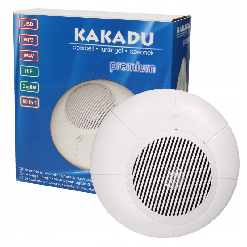 Kakadu zvonek Premium MP3 vlastní zvuky Usb