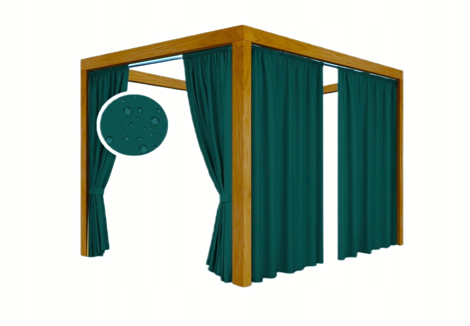 ZASŁONY OGRODOWE NA TARAS zasłona woodoodporna tarasowa na balkon 220x155 Kod producenta zasłona wodoodporna