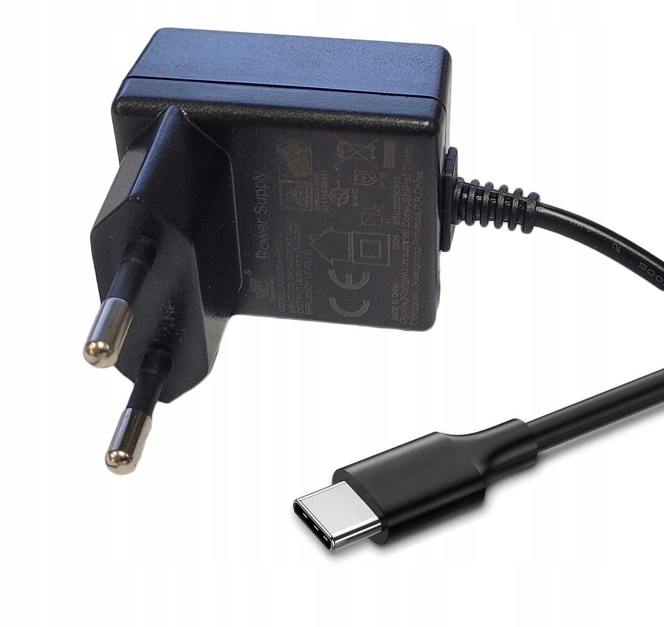 SZYBKA ŁADOWARKA SIECIOWA UNIWERSALNA DO TELEFONU USB-C ZASILACZ MOCNA 1.5M