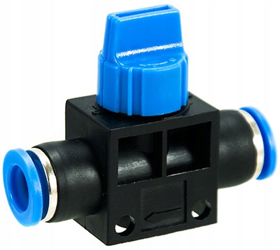 

Zawór Odcinający wtykowy 6 6 mm Pneumatyczny