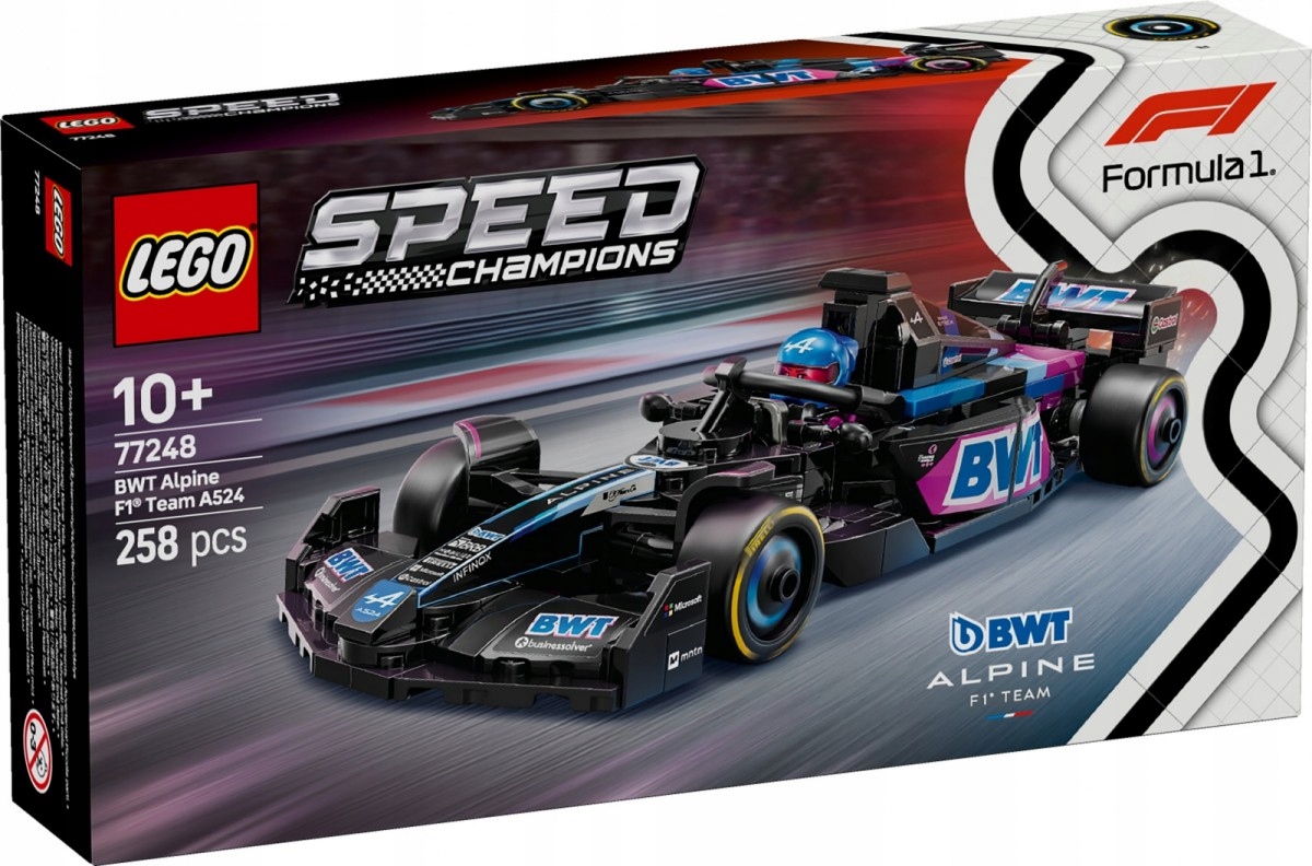 Speed Champions Stavebnice 77248 F1 Bwt Formule Alpine Team A524