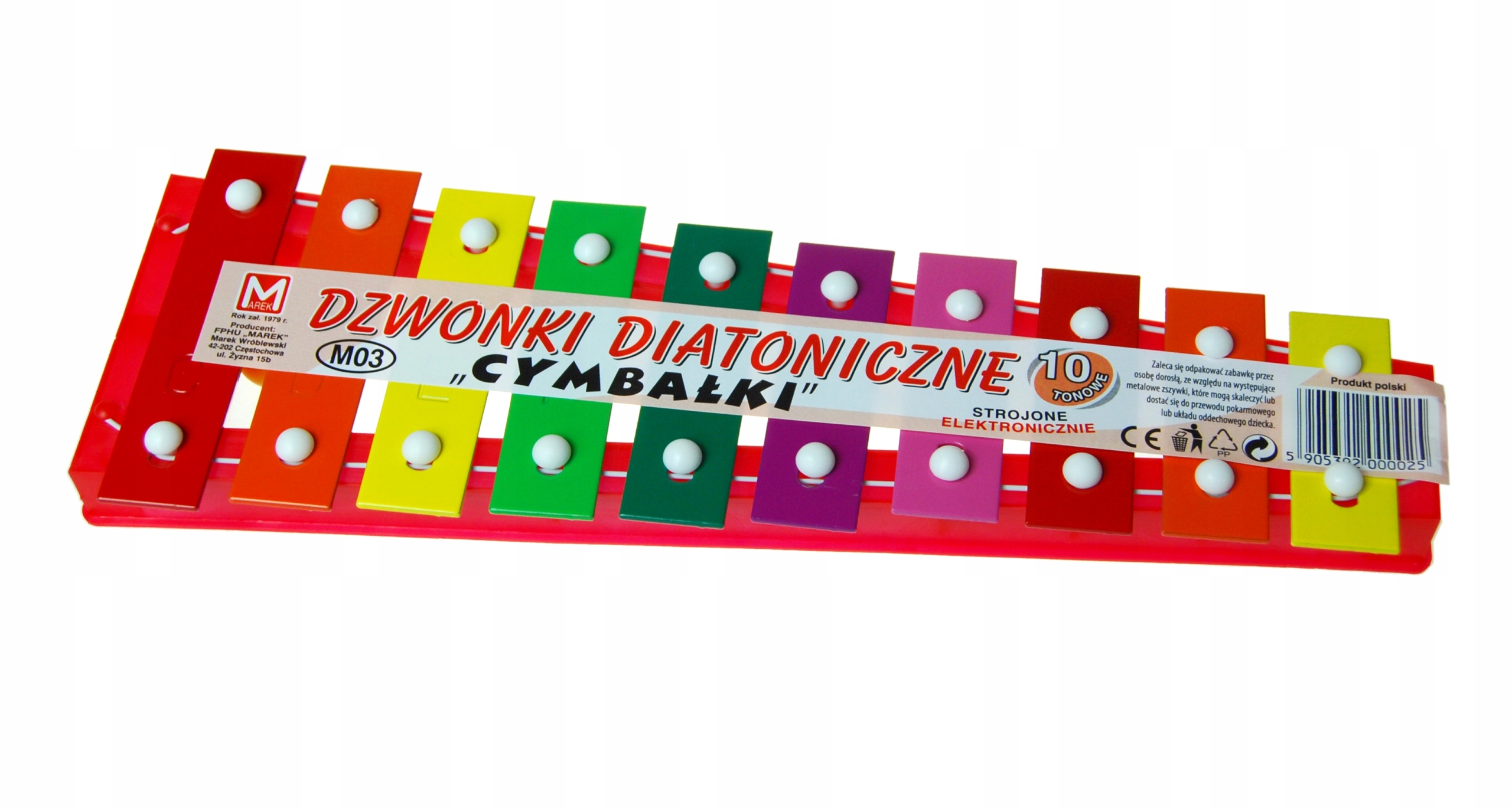

Cymbałki diatoniczne 10 tonowe