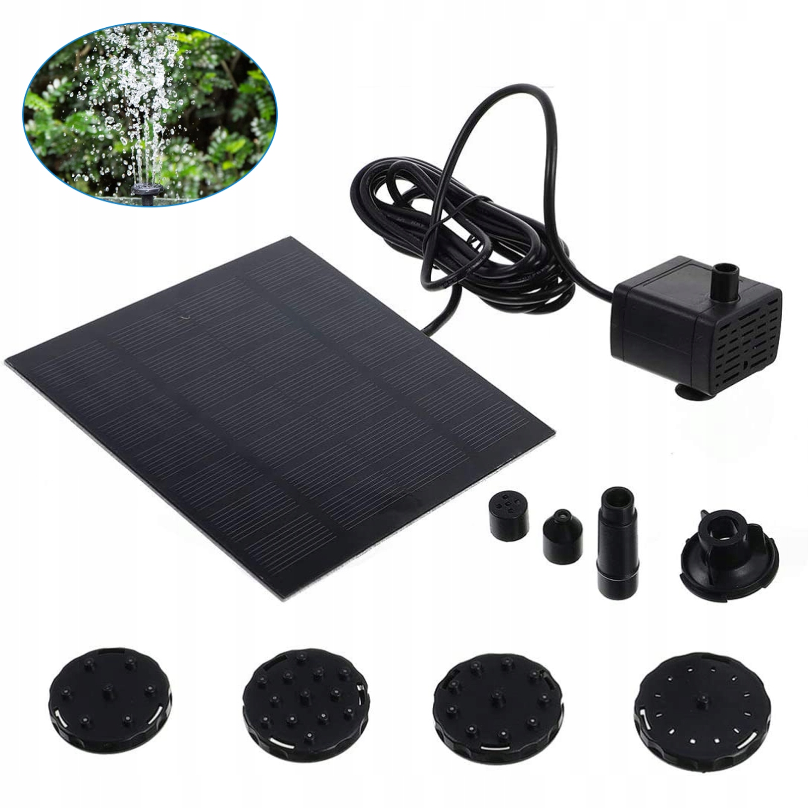 

Fontanna Solarna Ogrodowa Pompa Do Oczka Pływająca