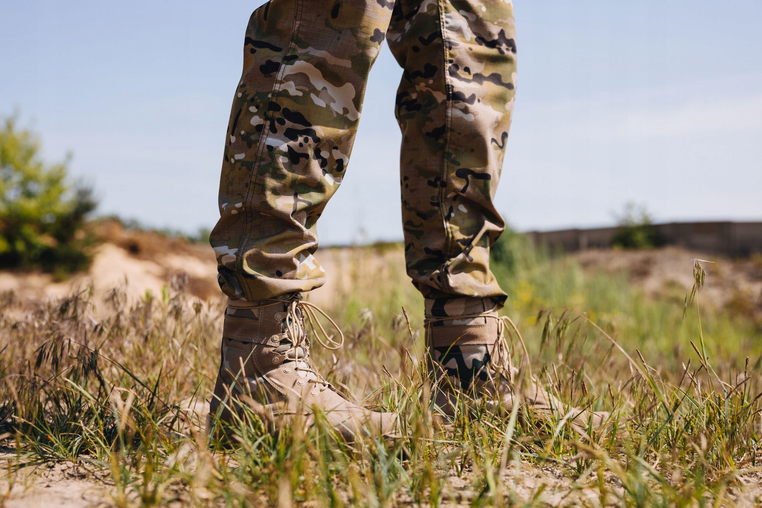 Spodnie wojskowe Multicam Bojówki Rip-stop r. XXL Cechy dodatkowe brak