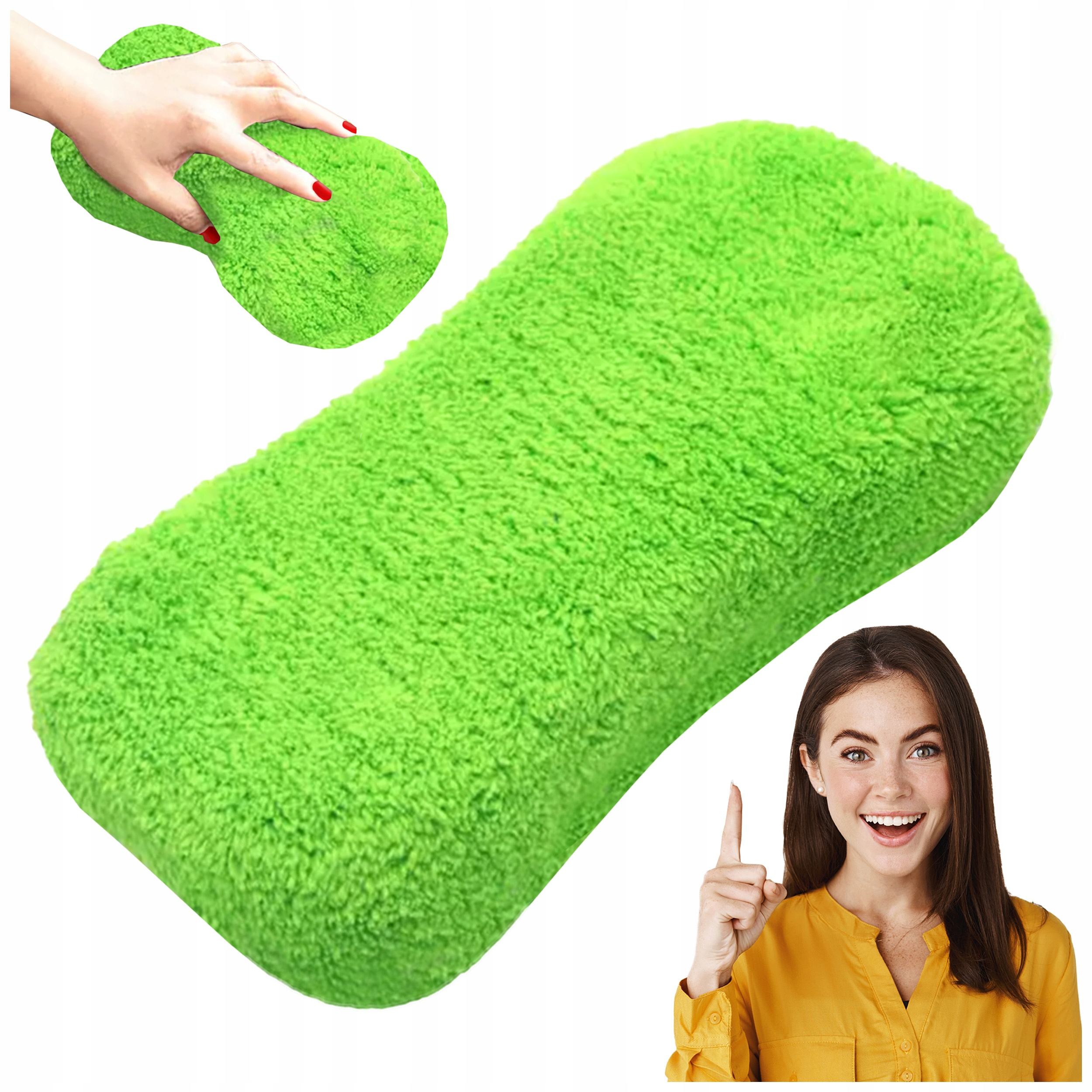 

Gąbka Do Mycia Auta Samochodu Z Mikrofibry Duża XL