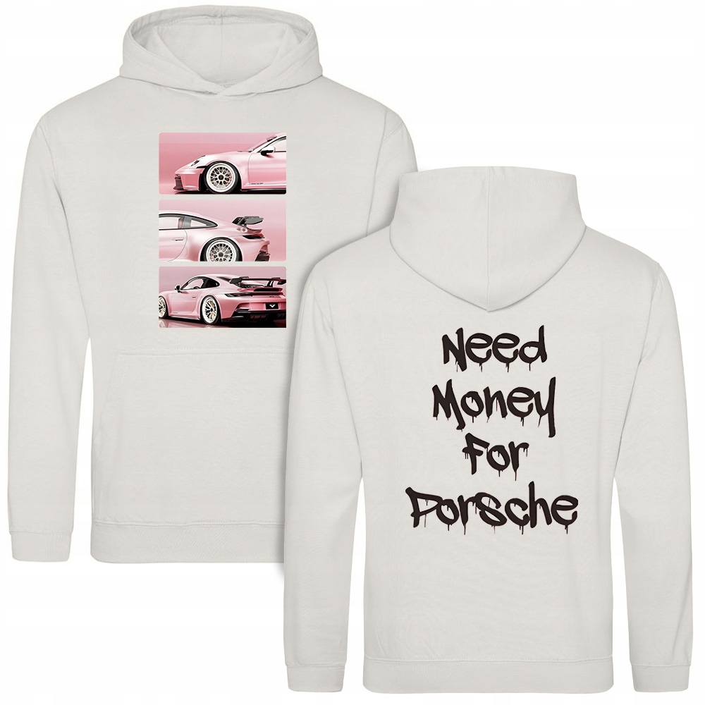 Mikina Krémová Dárek Jaro Automobilový průmysl Need Money For Porsche S