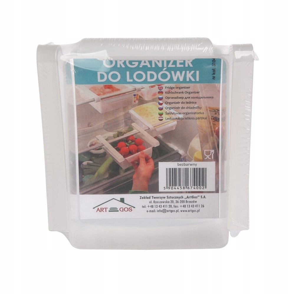 

Organizer Do Lodówki Pojemnik Zawieszany Na Półki