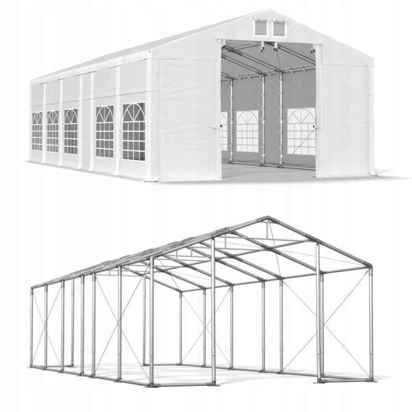 Namioty Handlowe 4x11m [2,5m] Ogrodowe Das 620 Wp