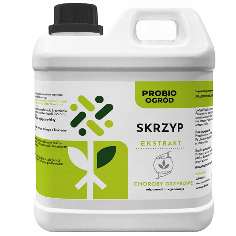 Ekstrakt Ze Skrzypu 2l Ochrona Przed Grzybami Patogenami Szkodnikami