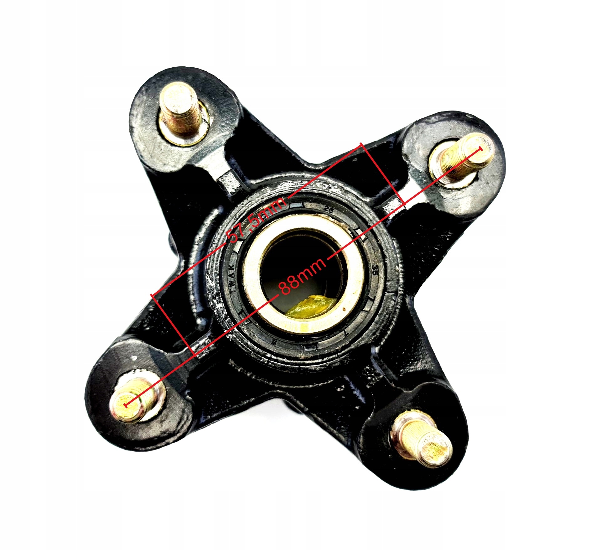 Bashan ATV 150 200 250 Piasta przód Oryginał 88mm Producent Bashan