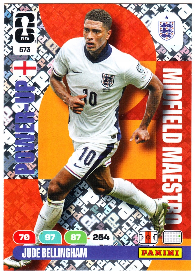Panini Fifa World Cup 2026 Midfield Maestor Jude Bellingham 573