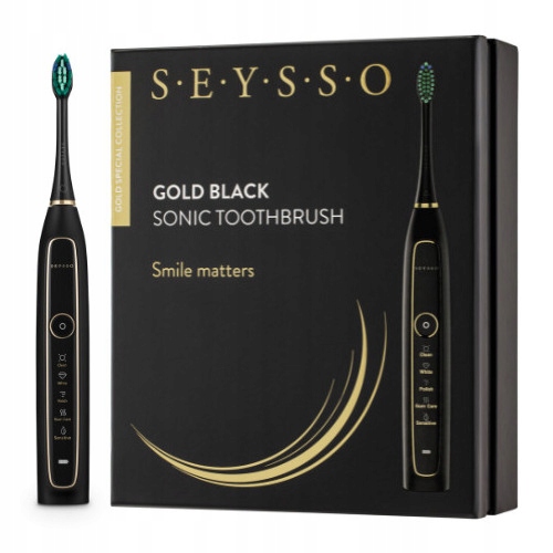 Szczoteczka soniczna Seysso Gold Black Special Collection
