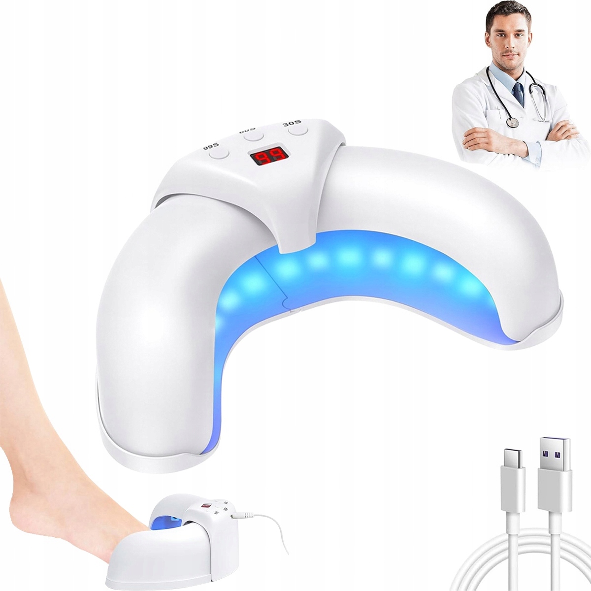 Protiplísňové Laserové Zařízení, Mykóza Nehtů, Ruce, Nohy, Laser