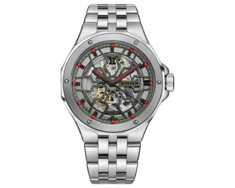 Hodinky Edox Delfin Mecano Skeleton 85303-3M-VNRO 43,00 mm 20ATM