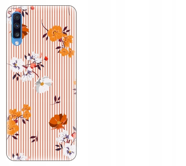 

Etui pokrowiec Samsung Galaxy A70 Kwiaty vintage w