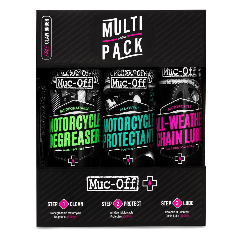 MUC-OFF Motorcycle cleaning and care kit