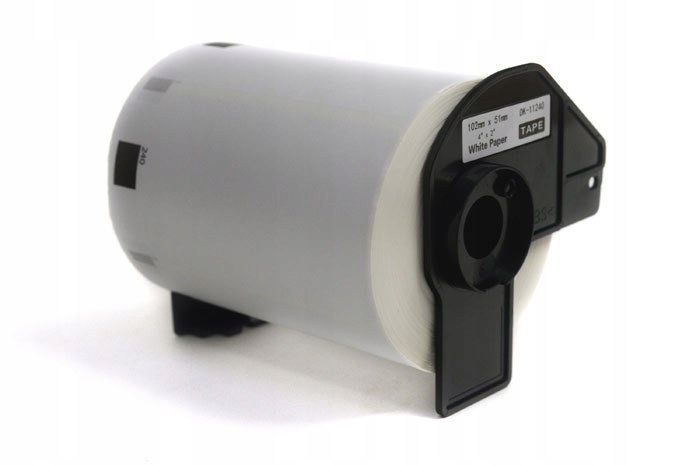 Etykiety JetWorld Zamiennik Brother Dk Czarny na Białym 102mm*51mm*600 szt.