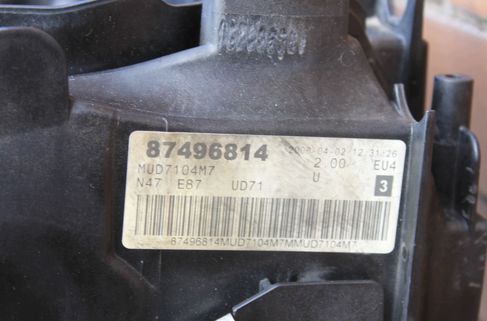 BMW E81 E87 E60 E90 E84 2.0D N47D20A 177KM - motor NOMINAL új ROZRZAD