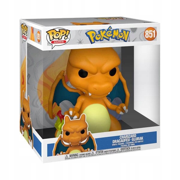 Funko Pop Jumbo 10" Pokémon 851 Charizard Sběratelská figurka
