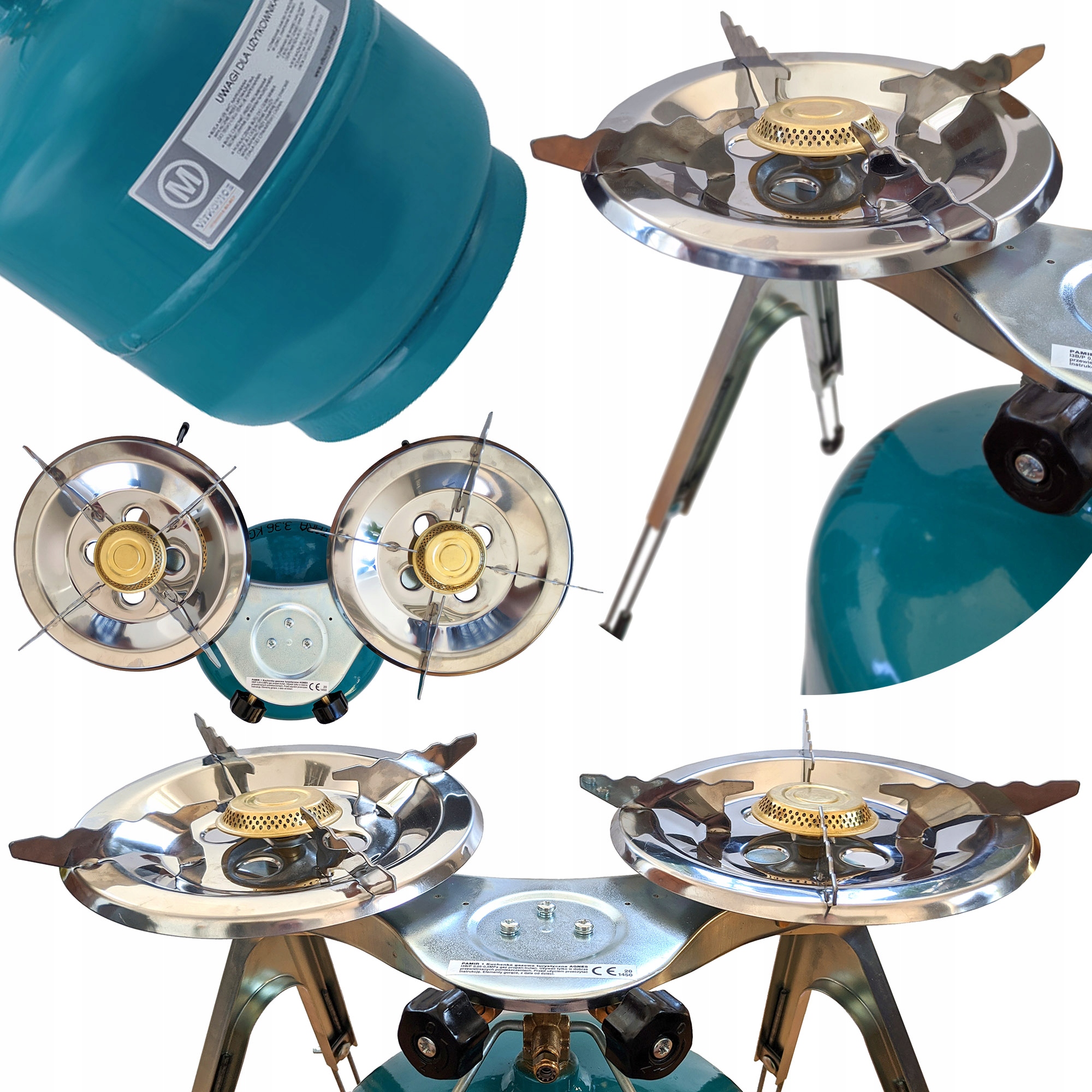 

Butla Kuchenka Turystyczna 3KG Podwójna 220+220MM