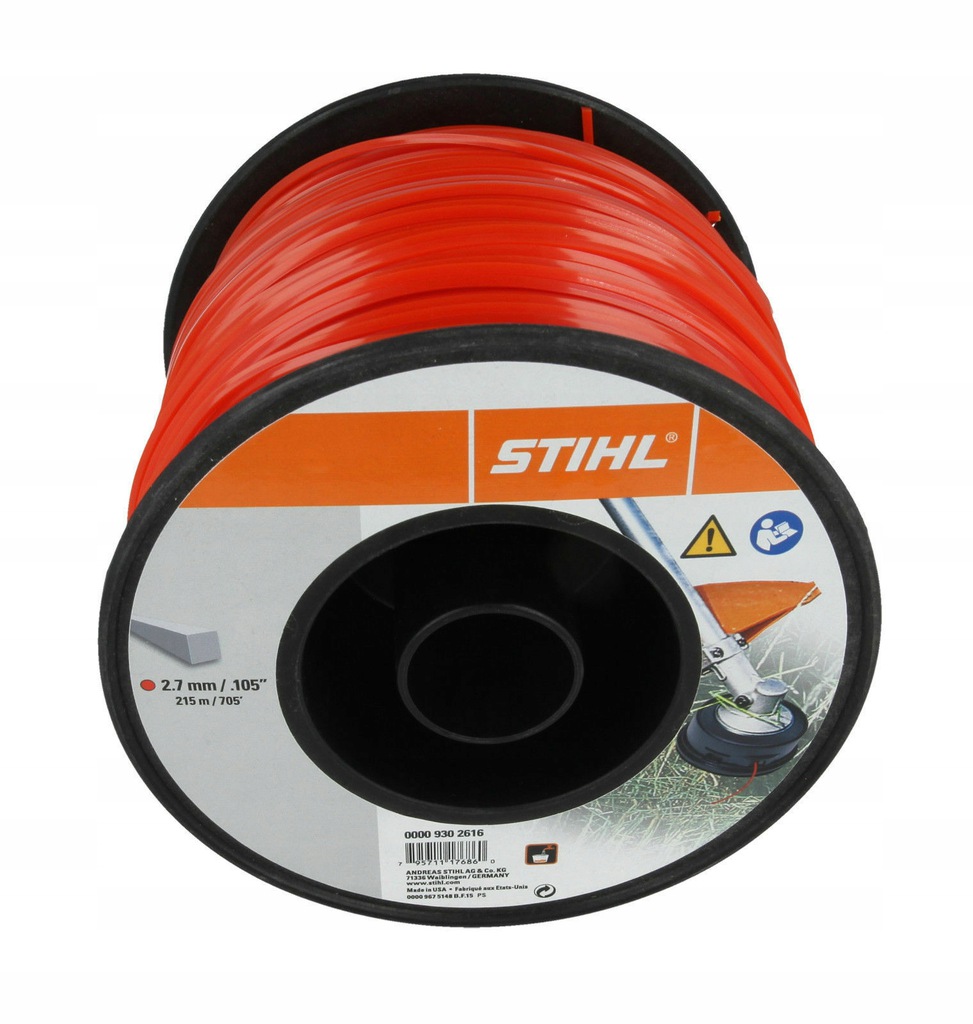 

Kwadratowa Żyłka Tnąca Do Kosy Stihl 2,7mm x 208m