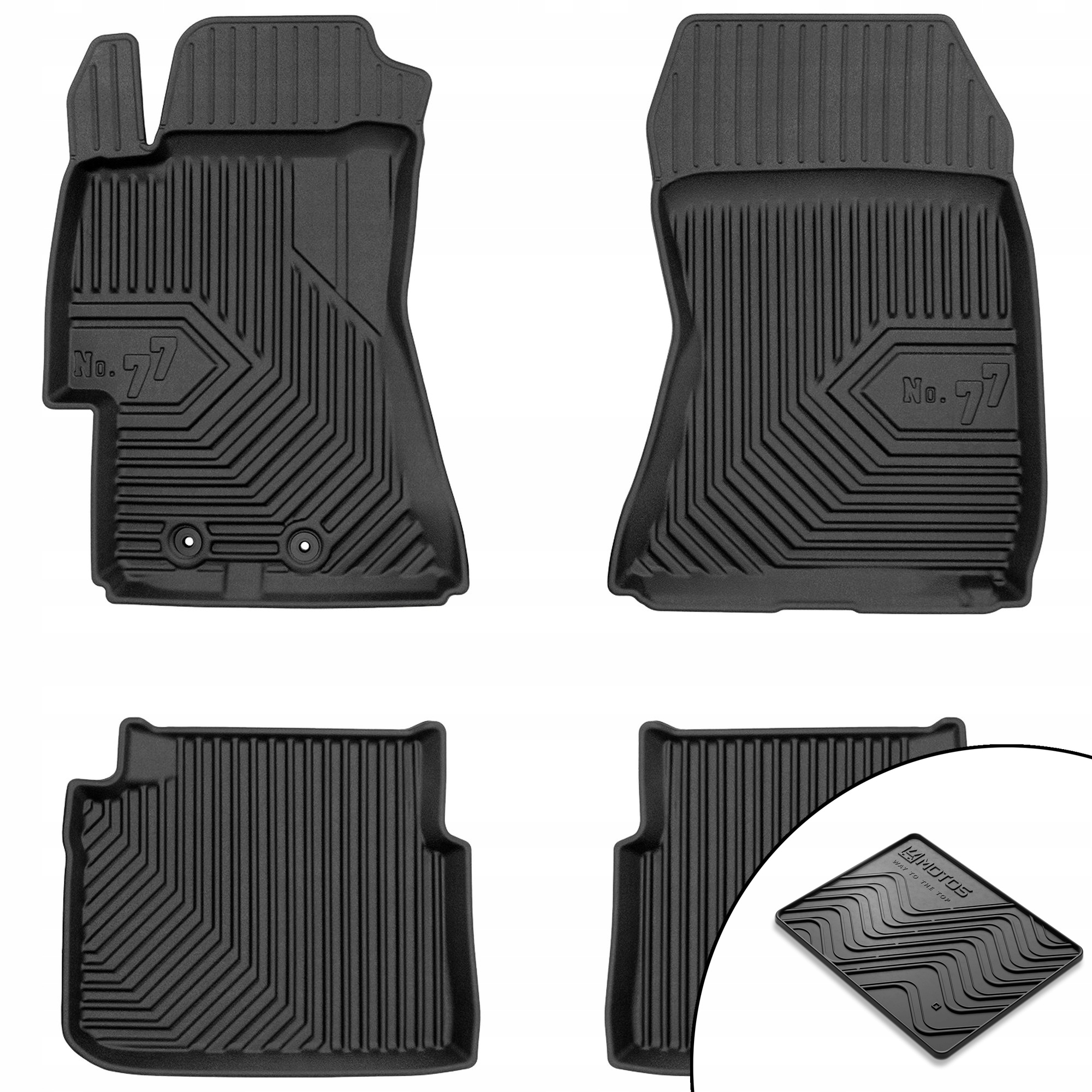 Dywaniki gumowe No.77 Subaru Impreza III 2007-2011 mata