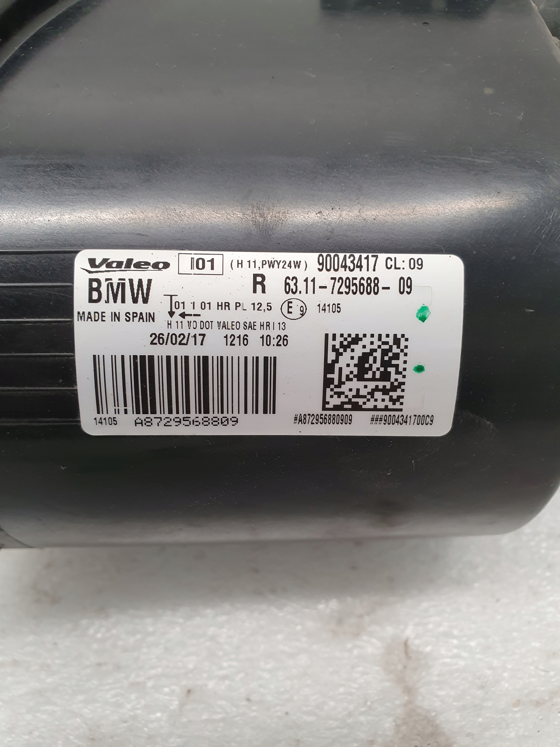 BMW I3 ГАЛОГЕН правый передний 7295688