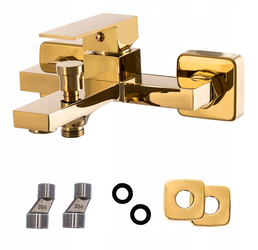 ZESTAW ŁAZIENKOWY ZŁOTY WANNA UMYWALKA BIDET ISTER Typ montażu ścienna