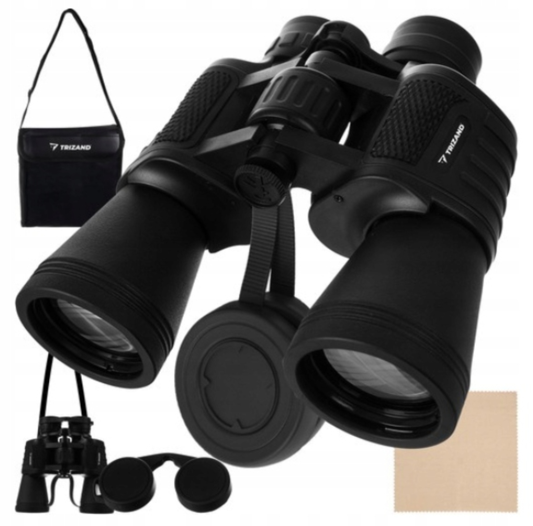 Lornetka Myśliwska Wojskowa 10x50 Turystyczna Zoom Szklana Optyka Etui