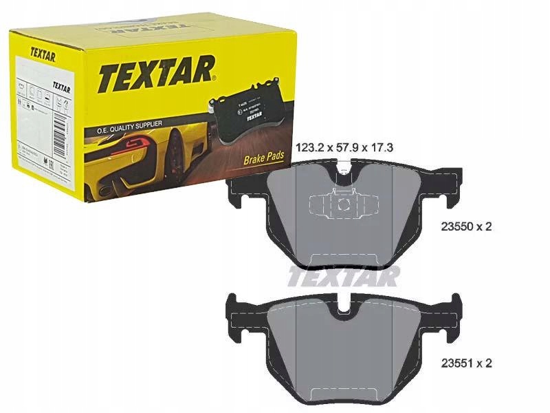 

Textar Klocki Hamulcowe Tył 2355001