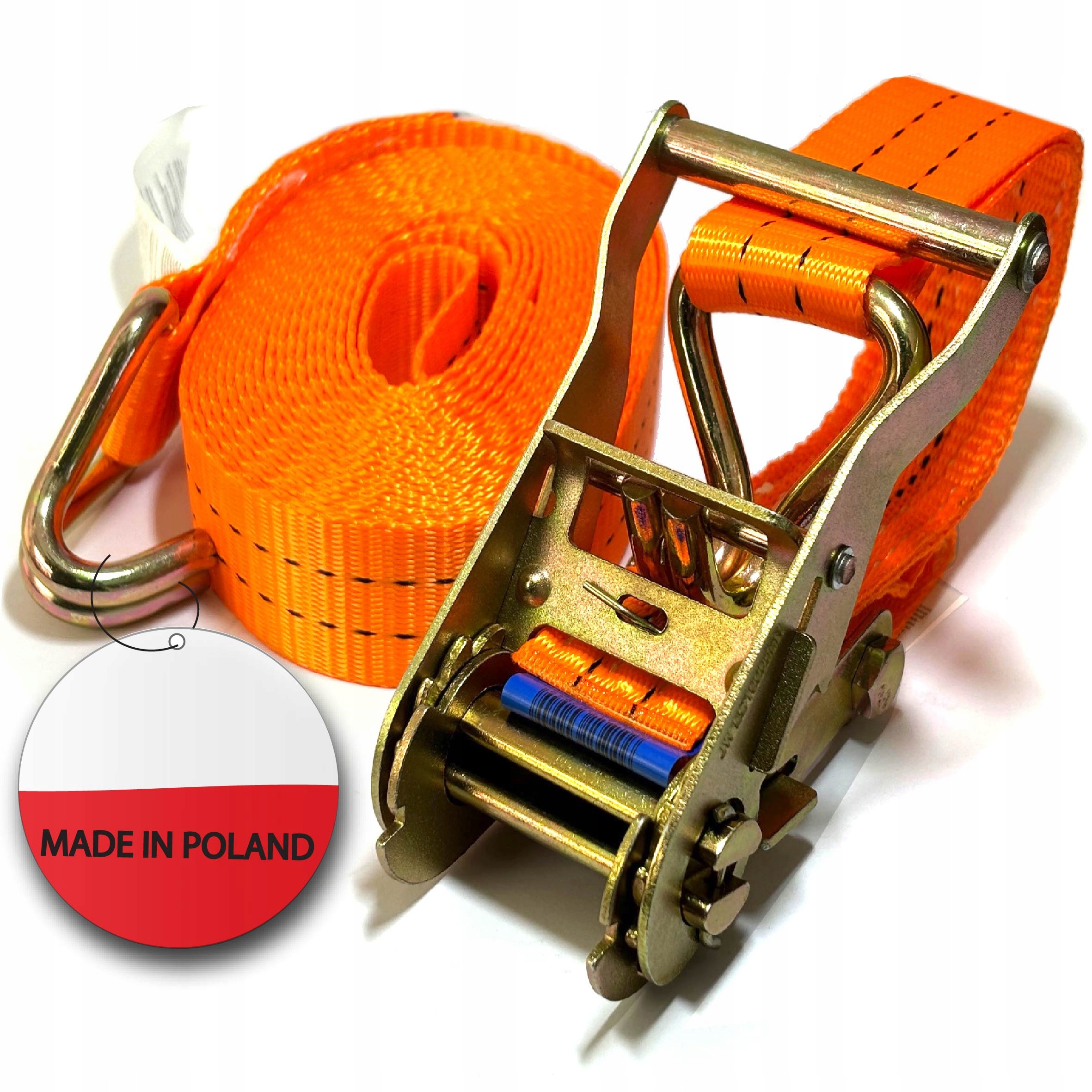 Pas Transportowy 4M 35MM 2T pasy transportowe mocujące Komplet napinacz Pl'