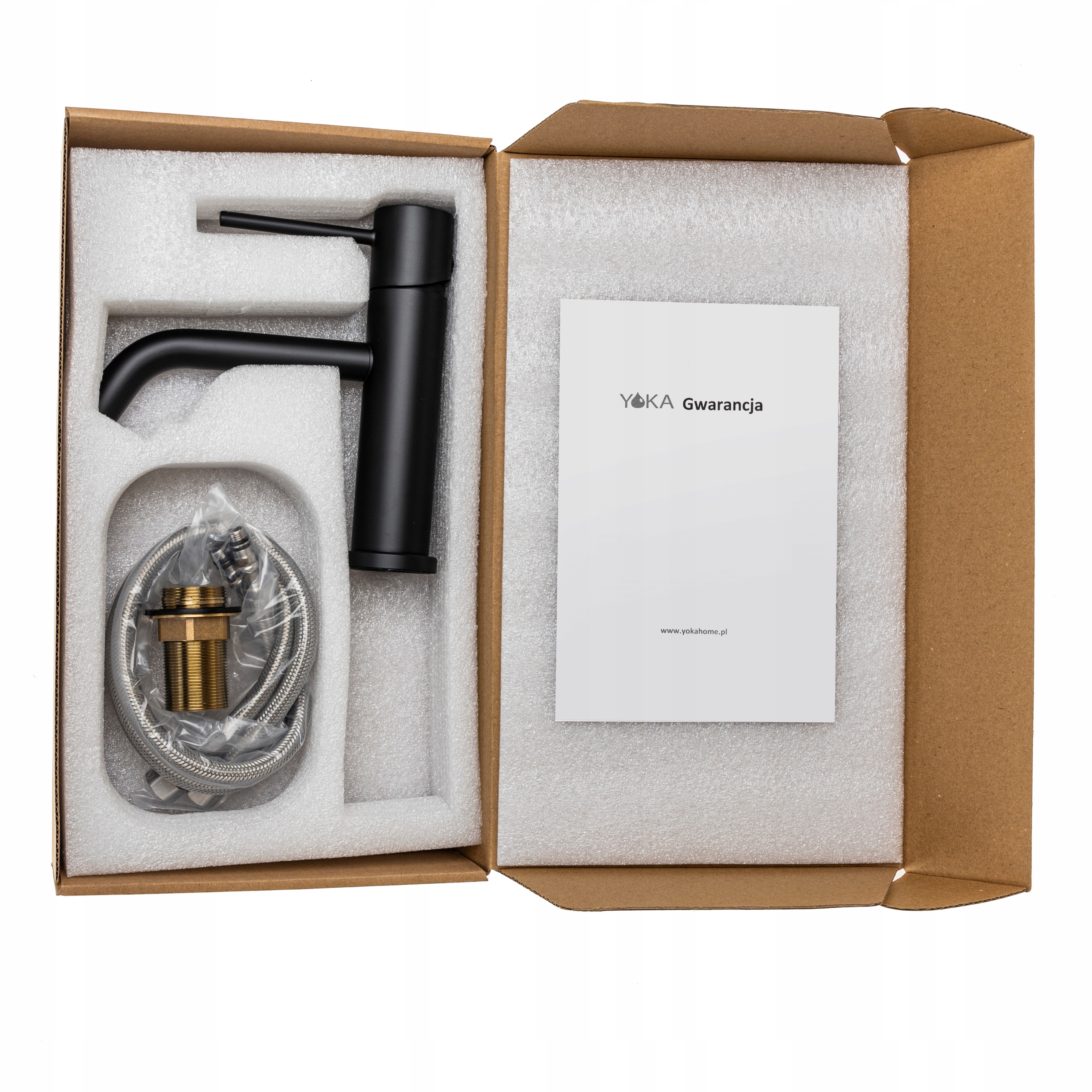 BATERIA UMYWALKOWA CZARNA DŁUGA WYLEWKA Rodzaj wylewki Stała