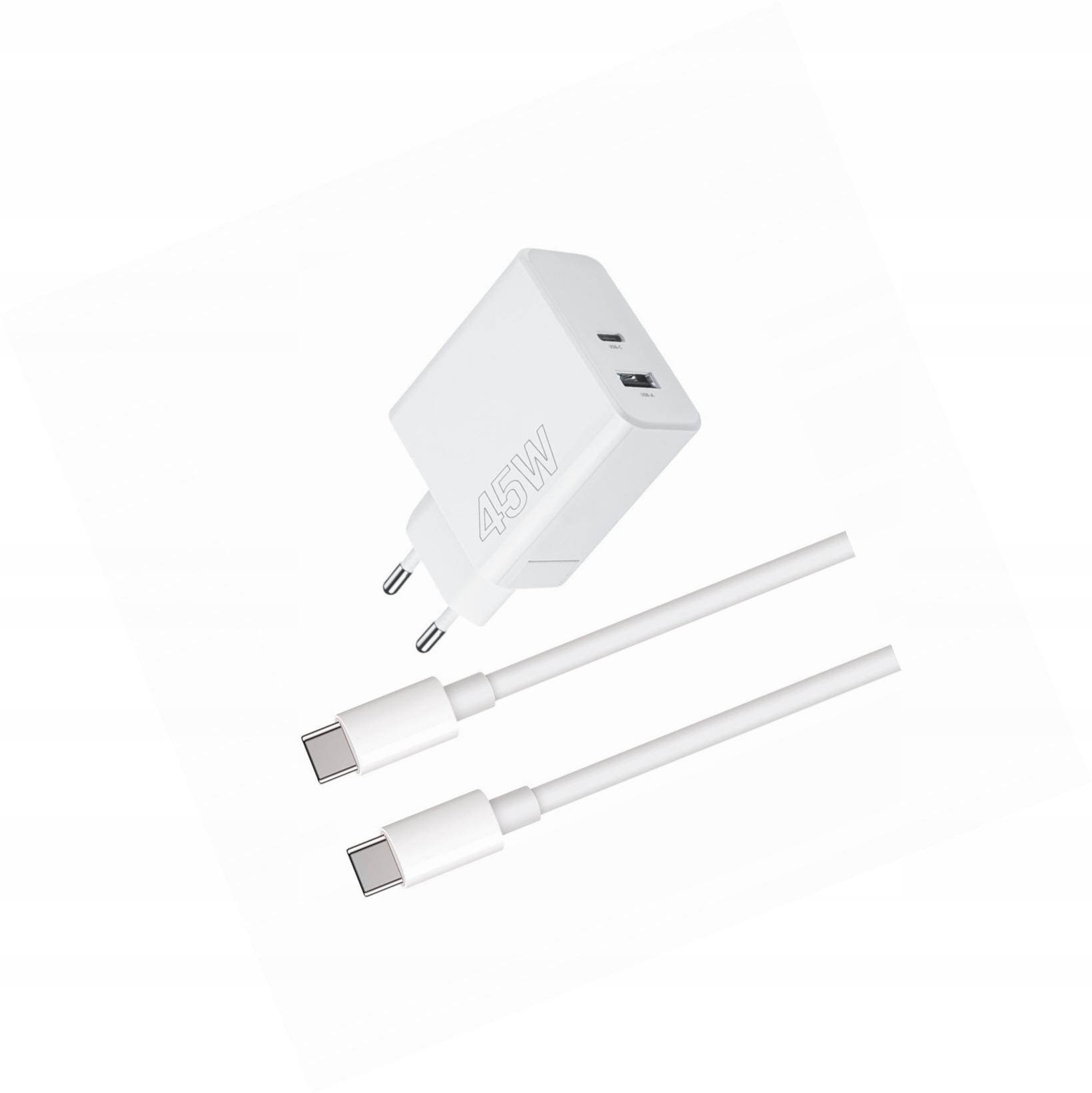 Szybka ładowarka 45W z długim kablem 2m 2 wejścia do Xiaomi 14T