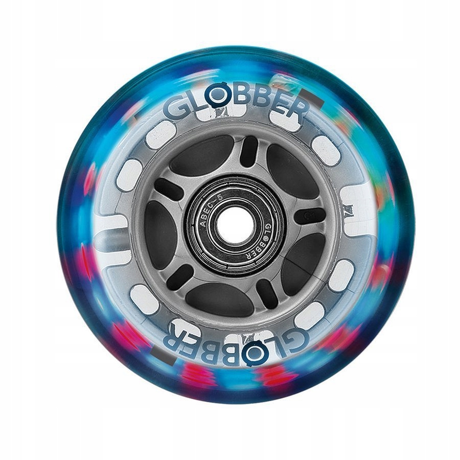 Świecące kółko tylne do hulajnogi GLOBBER 80x24mm 1szt LED