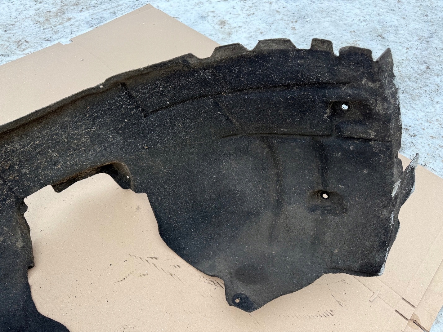 AUDI A6 C8 mudguard side left front left front 4K8821171