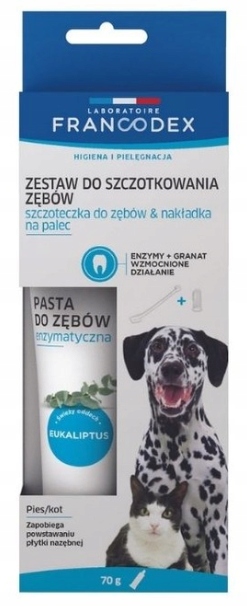 

Francodex Zestaw szczoteczka i pasta