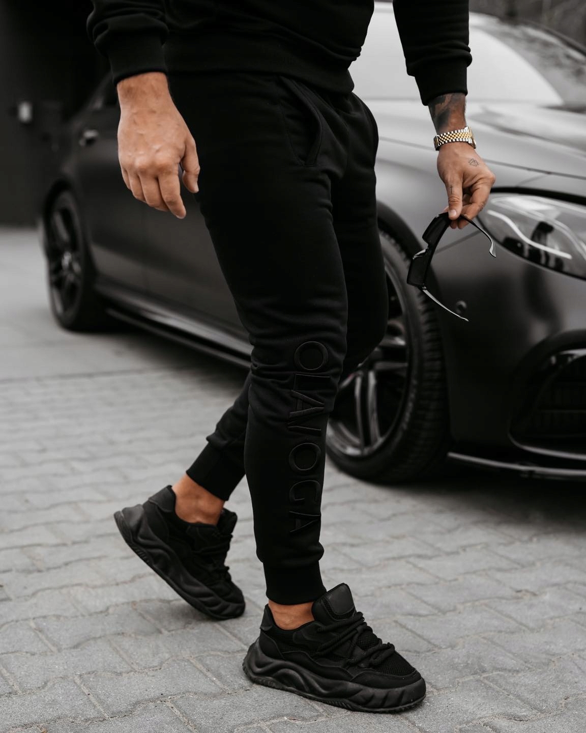 OlaVoga dresy męskie Kabul czarny rozmiar M