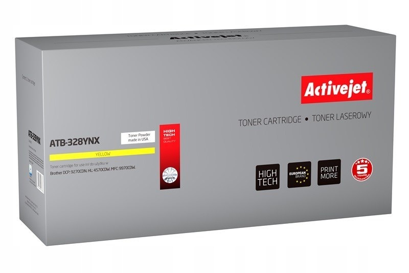 Activejet ATB-328YNX Toner (zamiennik Brother TN-328Y; Supreme; 6000 stron;