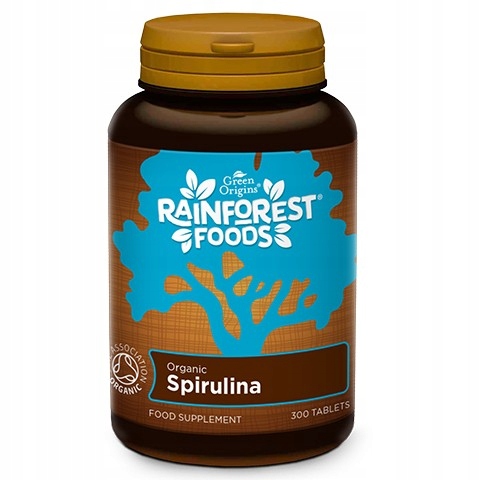 

Spirulina 300 tabletek x 500 mg Rainforest Foods