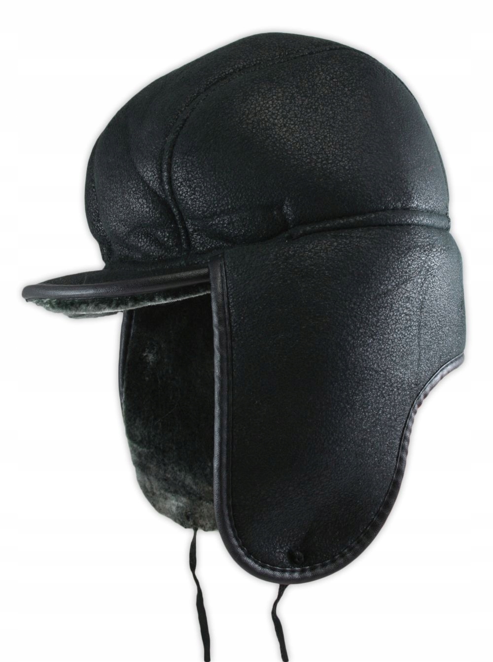 Teplá zimní Čepice s kožešinou a náušníky