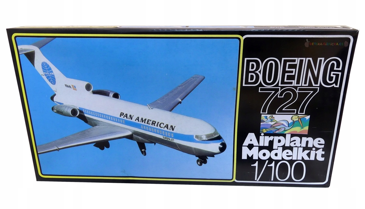 Boeing 727 Pan American Veb Plasticart Rarita Nový