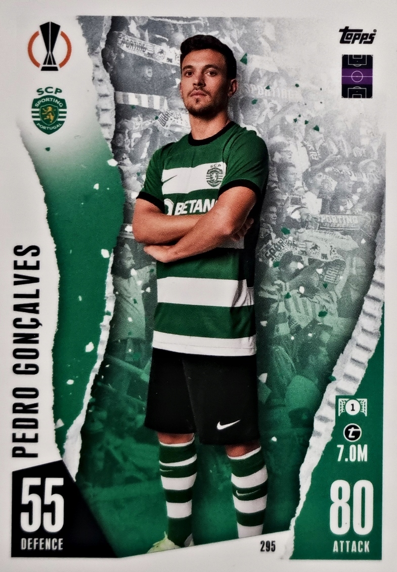 Topps Match Attax 2023/2024 Sporting Lizbona 295 Pedro Goncalves