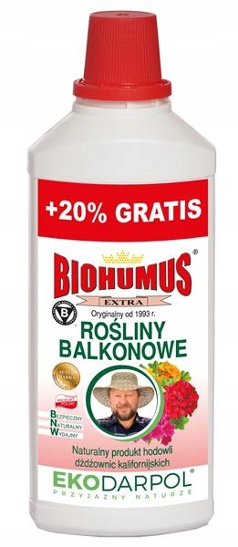 

Biohumus Extra Rośliny Balkonowe nawóz płynny 1,2l