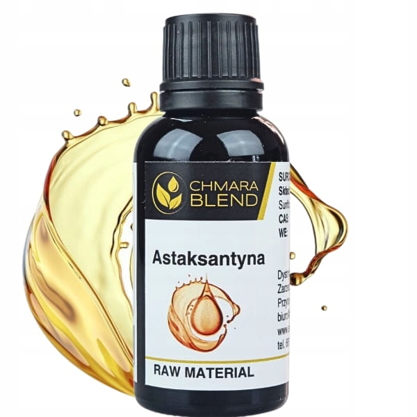Astaksantyna 5% Silny Przeciwutleniacz Składnik Receptur Anti Ageing 30ml
