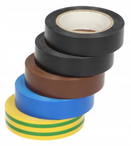 

Zestaw 5 Taśm Izolacyjnych 15mm Uniepalnione 10m