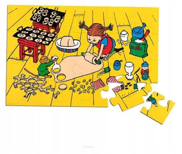 Puzzle 24 podłogowe Pippi
